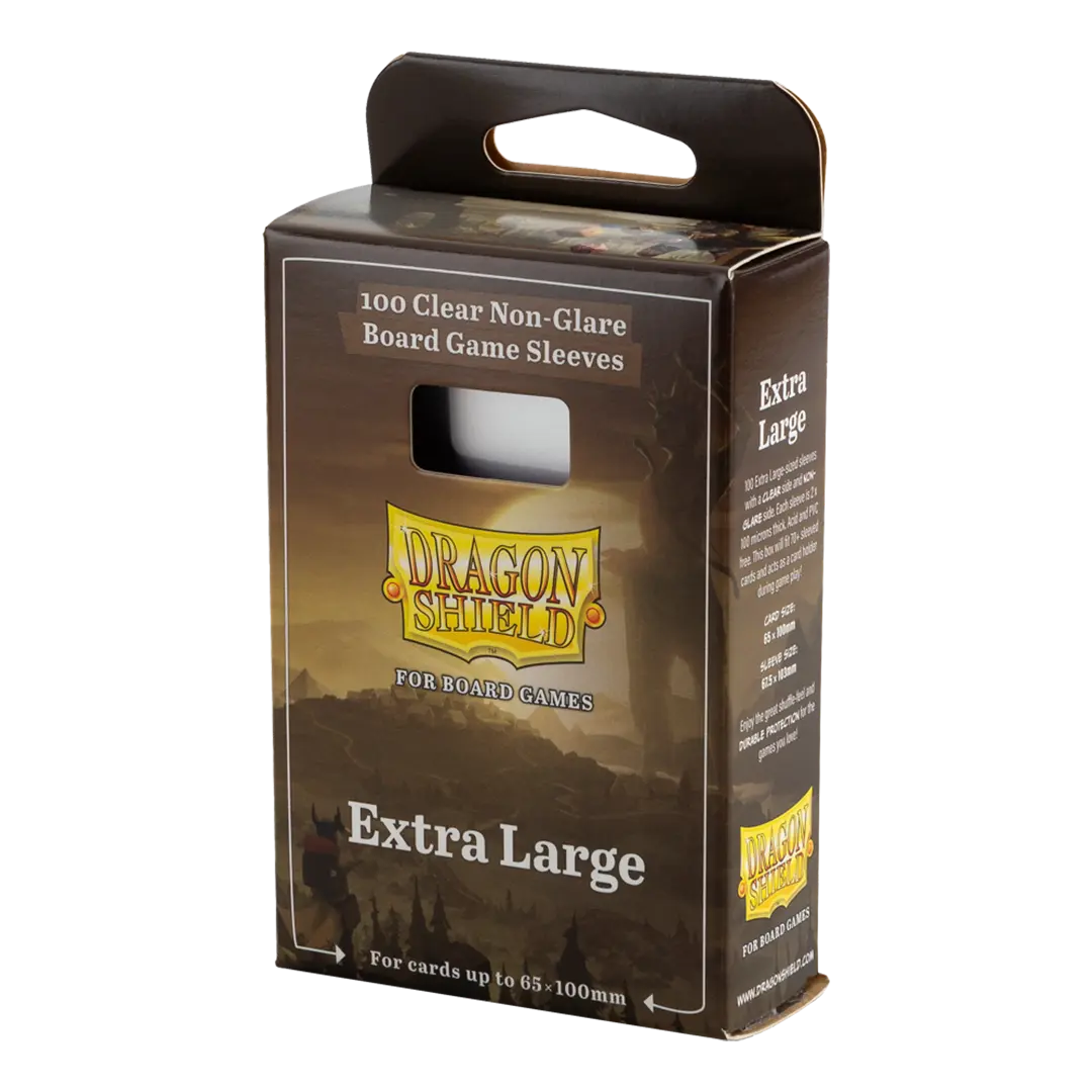 Dragon Shield: Extra Large - Clear/Non-Glare - Board Game Sleeves