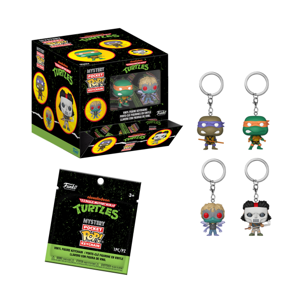 Mystery Pop! Keychain | Teenage Mutant Ninja Turtles | Mystery Blindbags (12PC)
