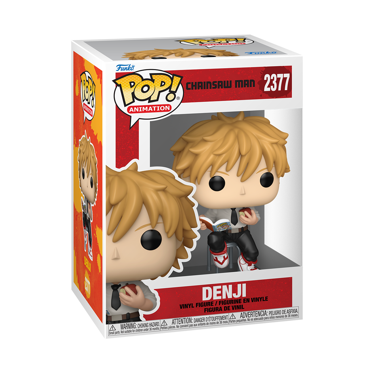 Pop! Vinyl | Denji (Reading) | Chainsaw Man