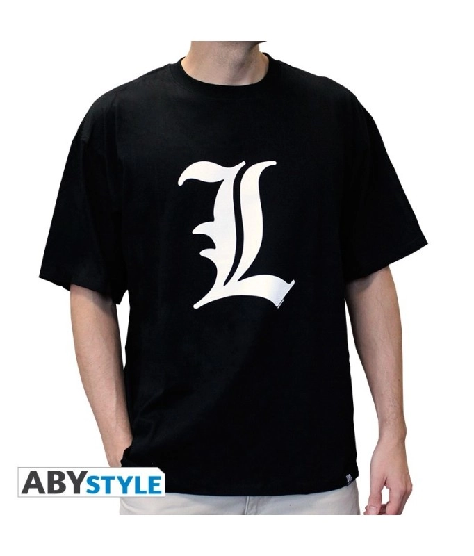 Abysse: Death Note - Basic T-Shirt Herren (XL) - L Tribute