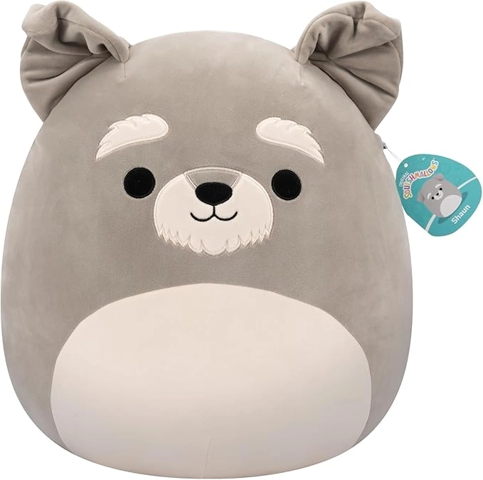 Jazwares | Squishmallows Shaun Grey Schnauzer | 40cm Large Plush