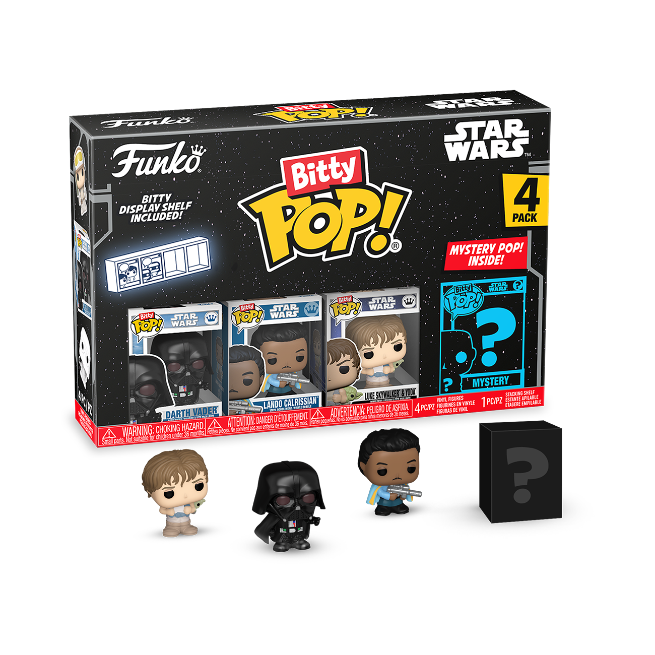 Bitty POP!: Vader 4-Pack - Star Wars