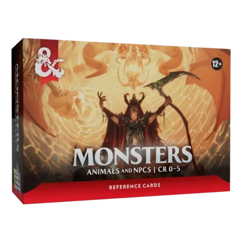 Dungeons & Dragons | Monsters: Animals and NPCs | Reference Cards (EN)