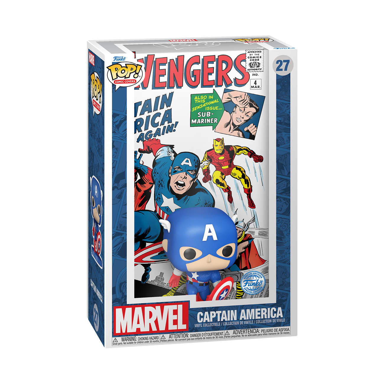 POP Comic Covers: Avengers Captain America #4 - Marvel