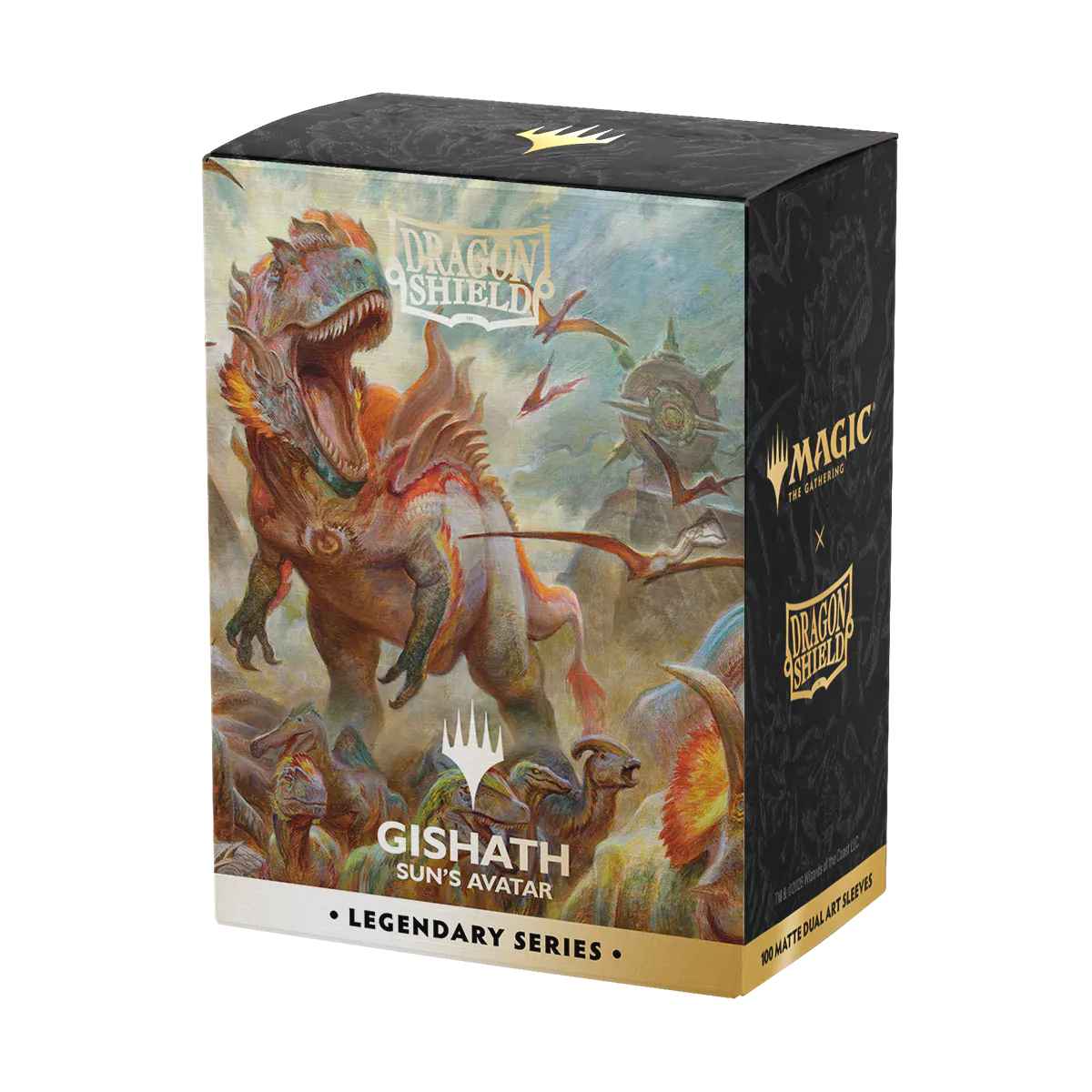 Dragon Shield | Legendary Series - Gishath, Sun´s Avatar | Matte Dual Art Sleeves Standard Size