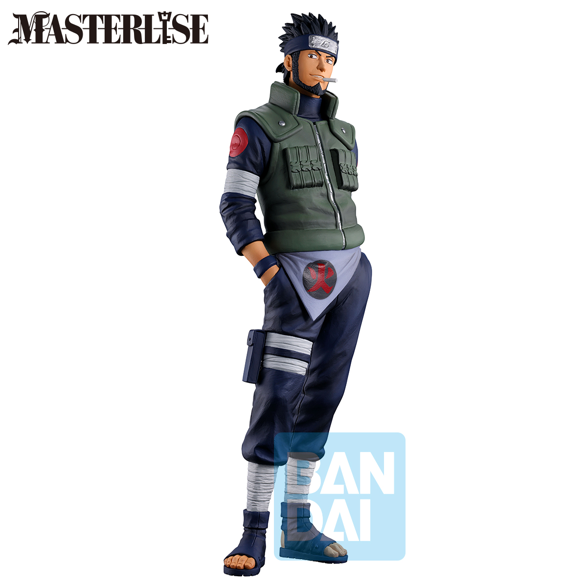 Banpresto | Asuma Sarutobi Hidan Kakuzu Arc Masterlise (27cm) | Naruto Shippuden