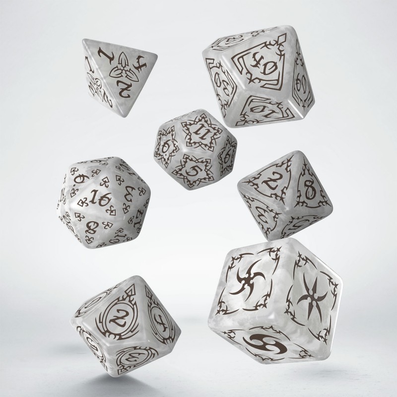 Q Workshop | Pearl & Brown | Tribal Dice Set