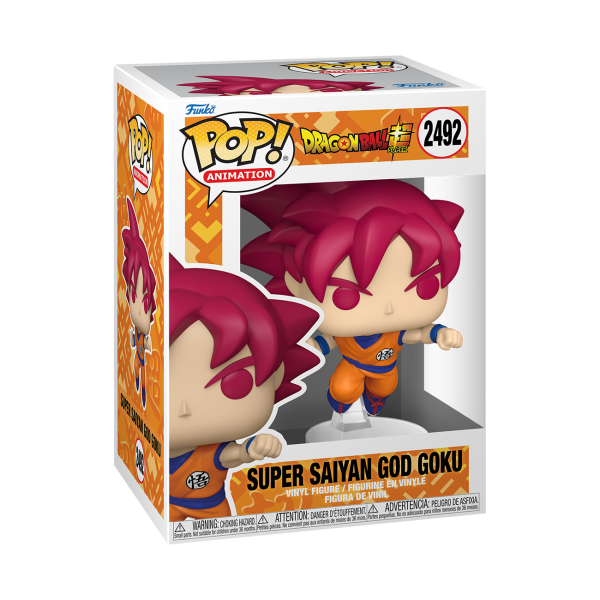 Pop! Vinyl | Super Saiyan God Goku (Punching) | Dragon Ball Super