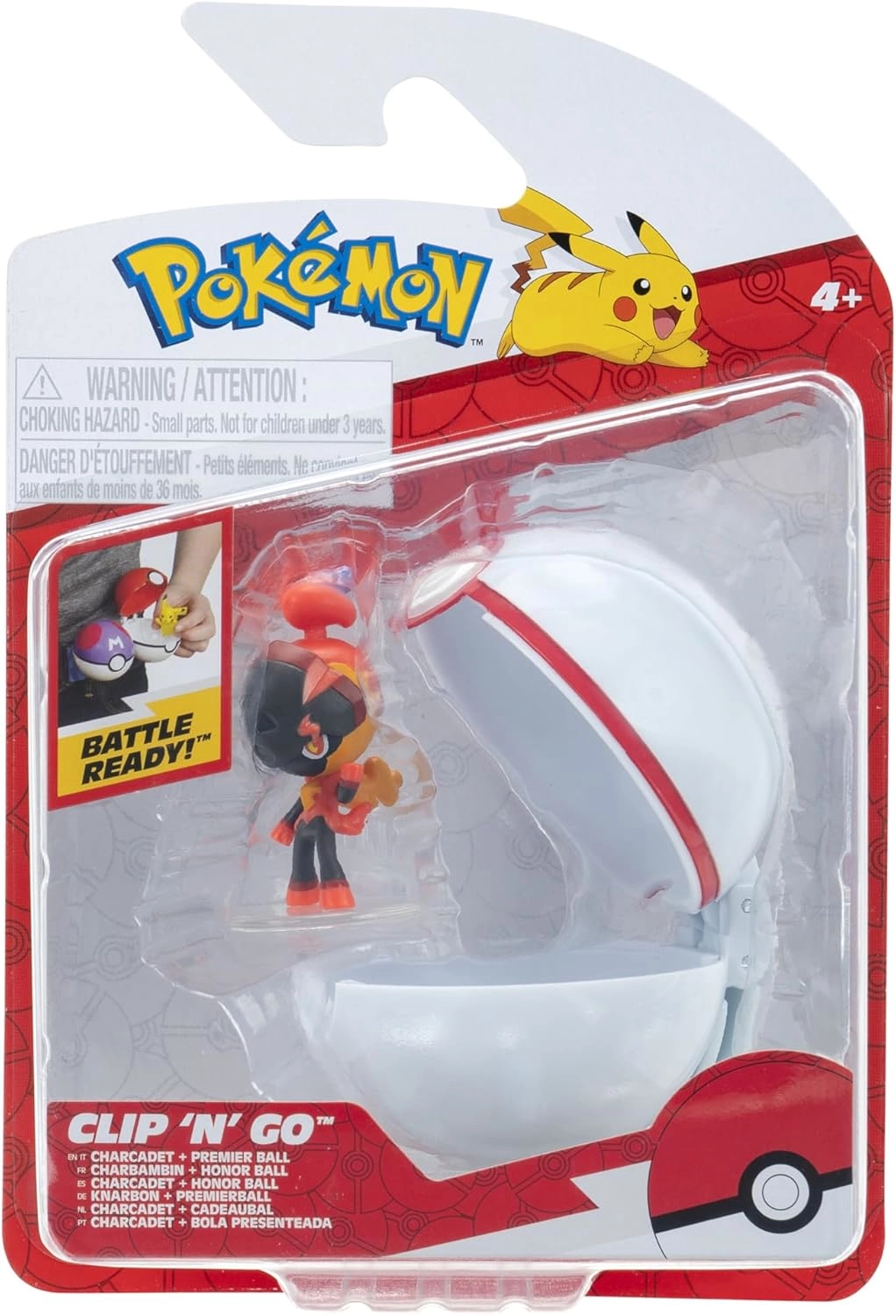 Pokémon | Knarbon mit Premierball | Clip 'N' Go