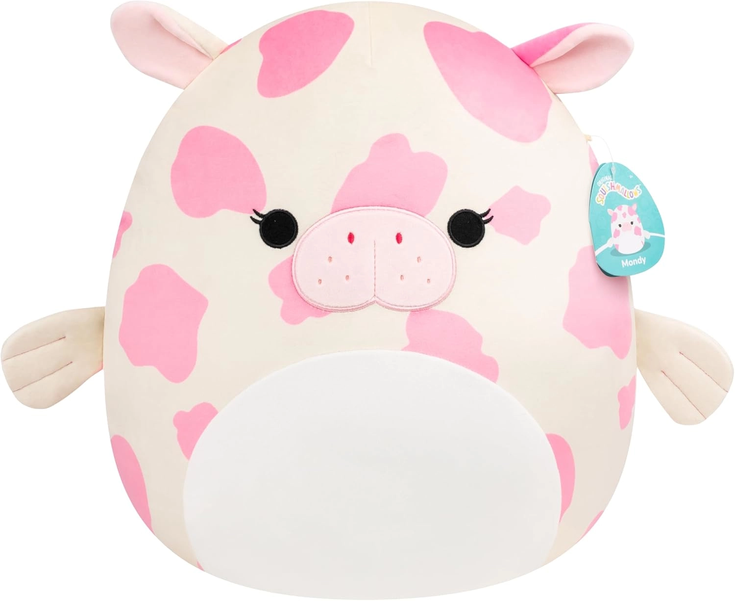 Jazwares | Squishmallows Mondy Hot Pink And White Sea Cow | 40cm Large Plush