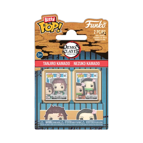 Bitty POP 2 Pack | Tanjiro und Nezuko | Demon Slayer S1