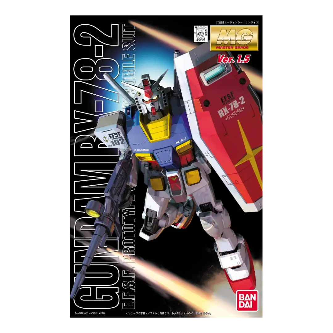 Bandai | MG RX-78-2 Gundam Ver. 1.5 | Mobile Suit Gundam (1/100)