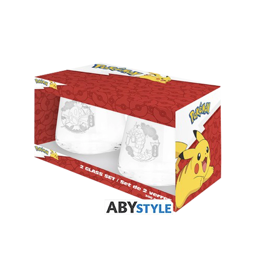 Abysse: Pokémon Magikarp & Gyarados - 2 Glass Set