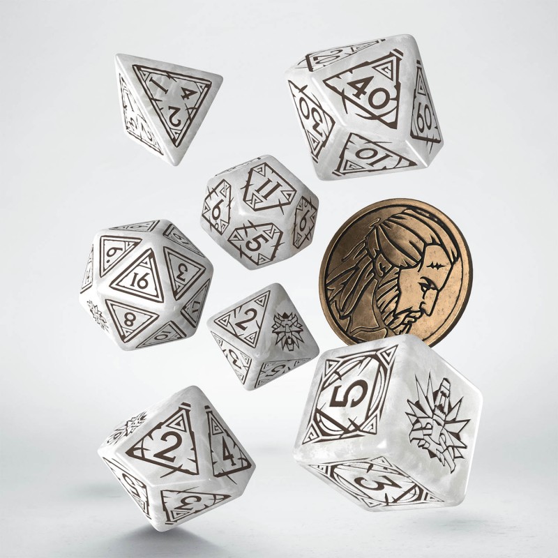 Q Workshop | Geralt - The White Wolf | The Witcher Dice Set