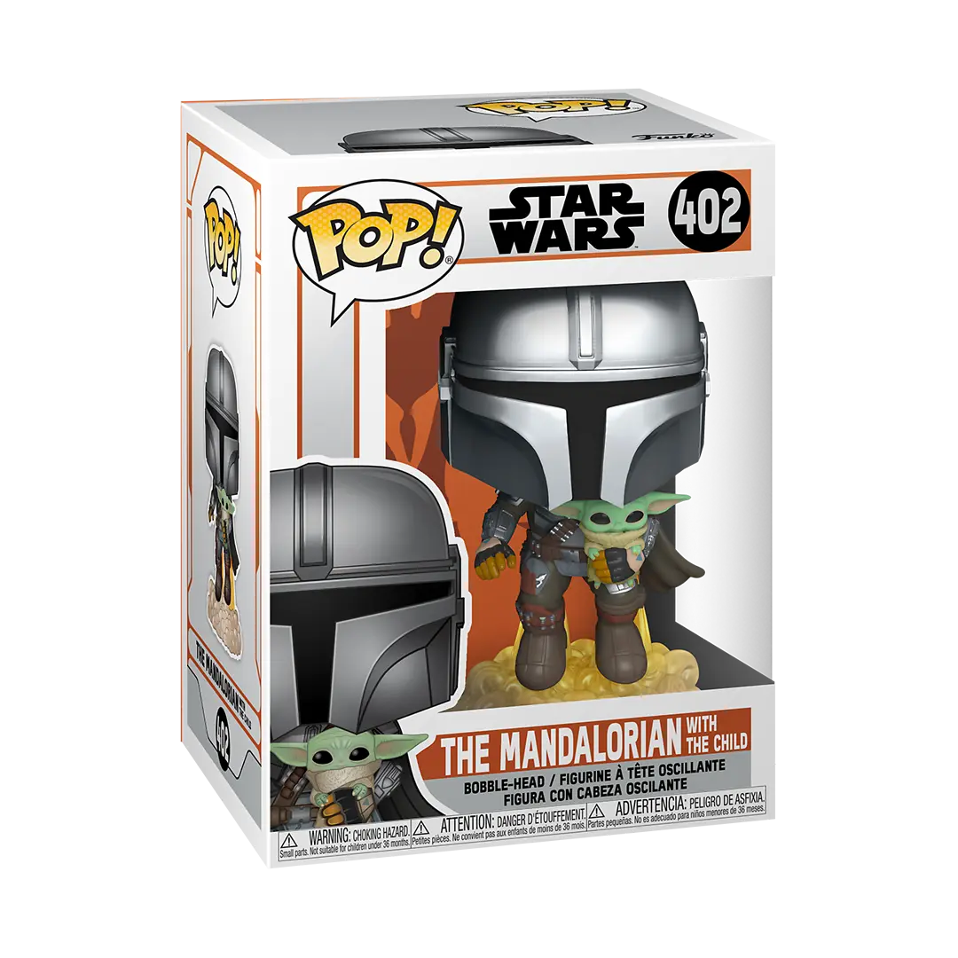 POP! Star Wars | Mando Flying w/Jet Pack | The Mandalorian