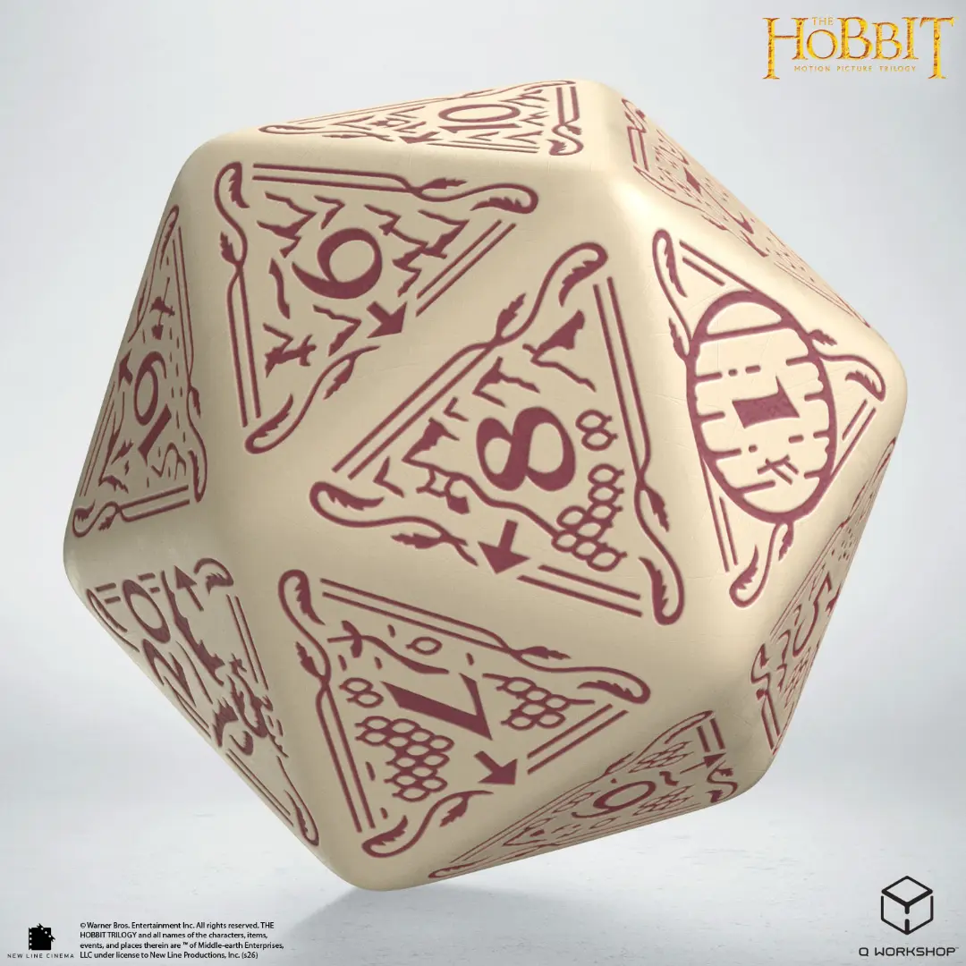 Q Workshop | Terra TCG Jumbo Die | The Hobbit Spindown D20