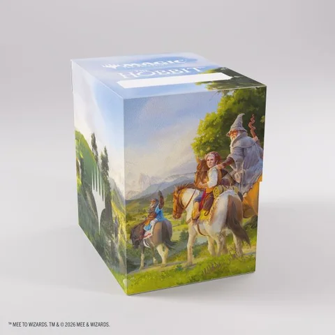 Gamegenic | MTG: The Hobbit - Leaving Hobbiton / Troop of Ponies | Soft Crate 80+ Deckbox
