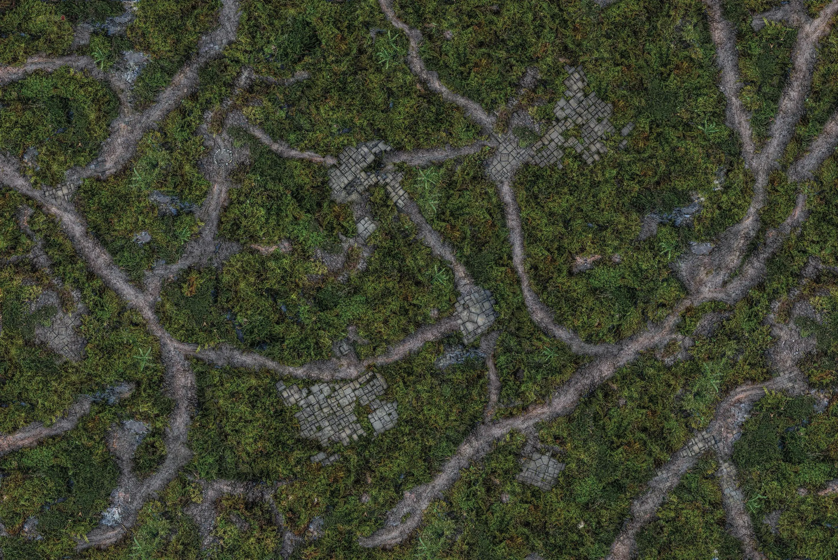Kraken Wargames | Ancient Green | Tabletop Playmat (182x121cm)