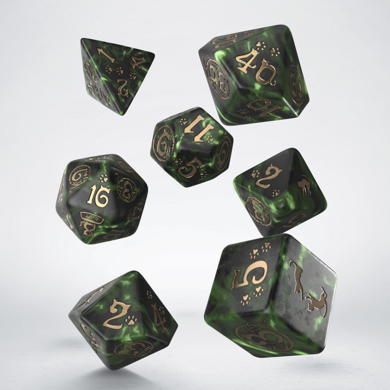 Q Workshop | Pixel | Cats Dice Set