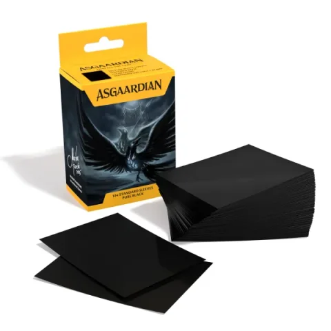 Asgaardian Aps | Pure Black | 104 Standard Sleeves