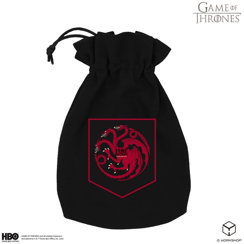 Q Workshop | Targaryen | Game Of Thrones Dice Pouch