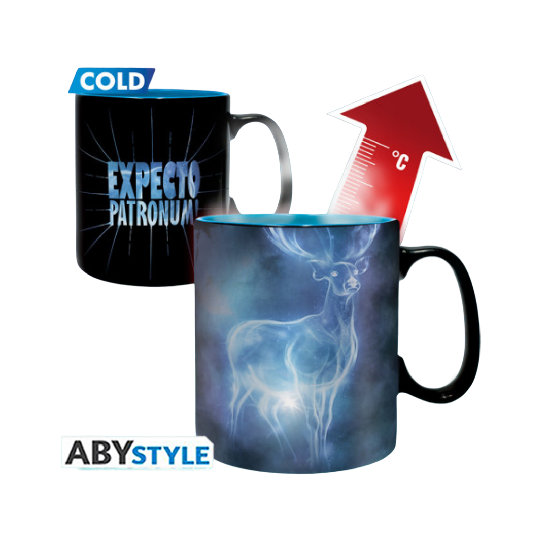 Abysse: Harry Potter Mug Heat Change - Patronus 460ml