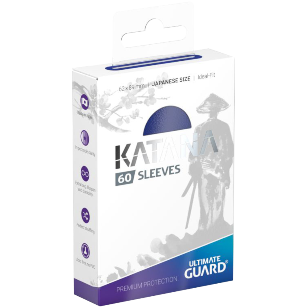 Ultimate Guard | Katana Inner Sleeves | Japanese Size Blau