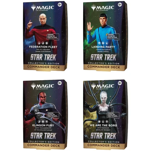 Magic: The Gathering | Star Trek | Collector Commander Decks (4 Stk.) (EN)
