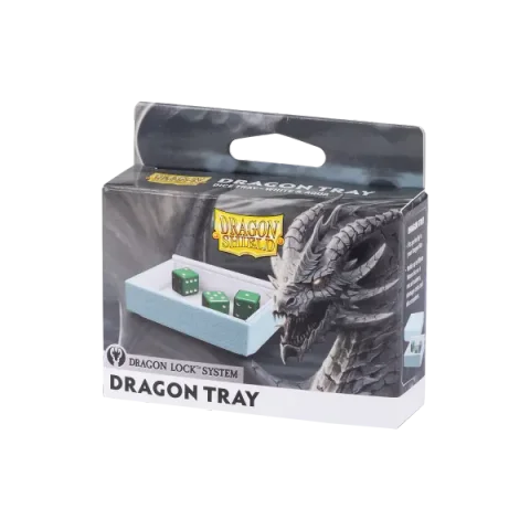 Dragon Shield | White & Aqua | Dragon Tray