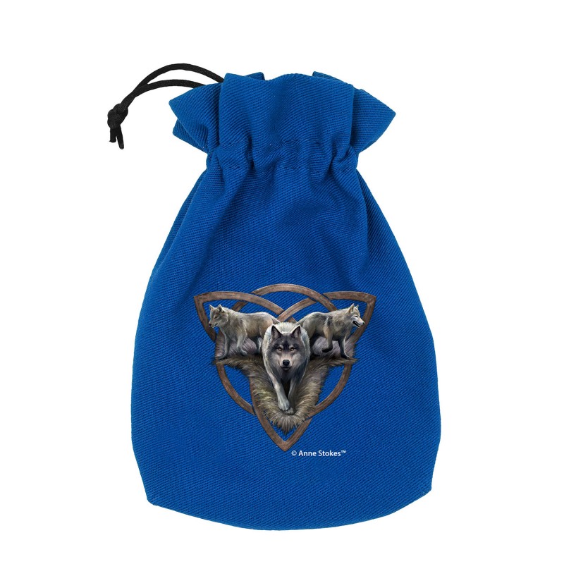 Q Workshop | Wolf Trio | Anne Stokes Dice Pouch