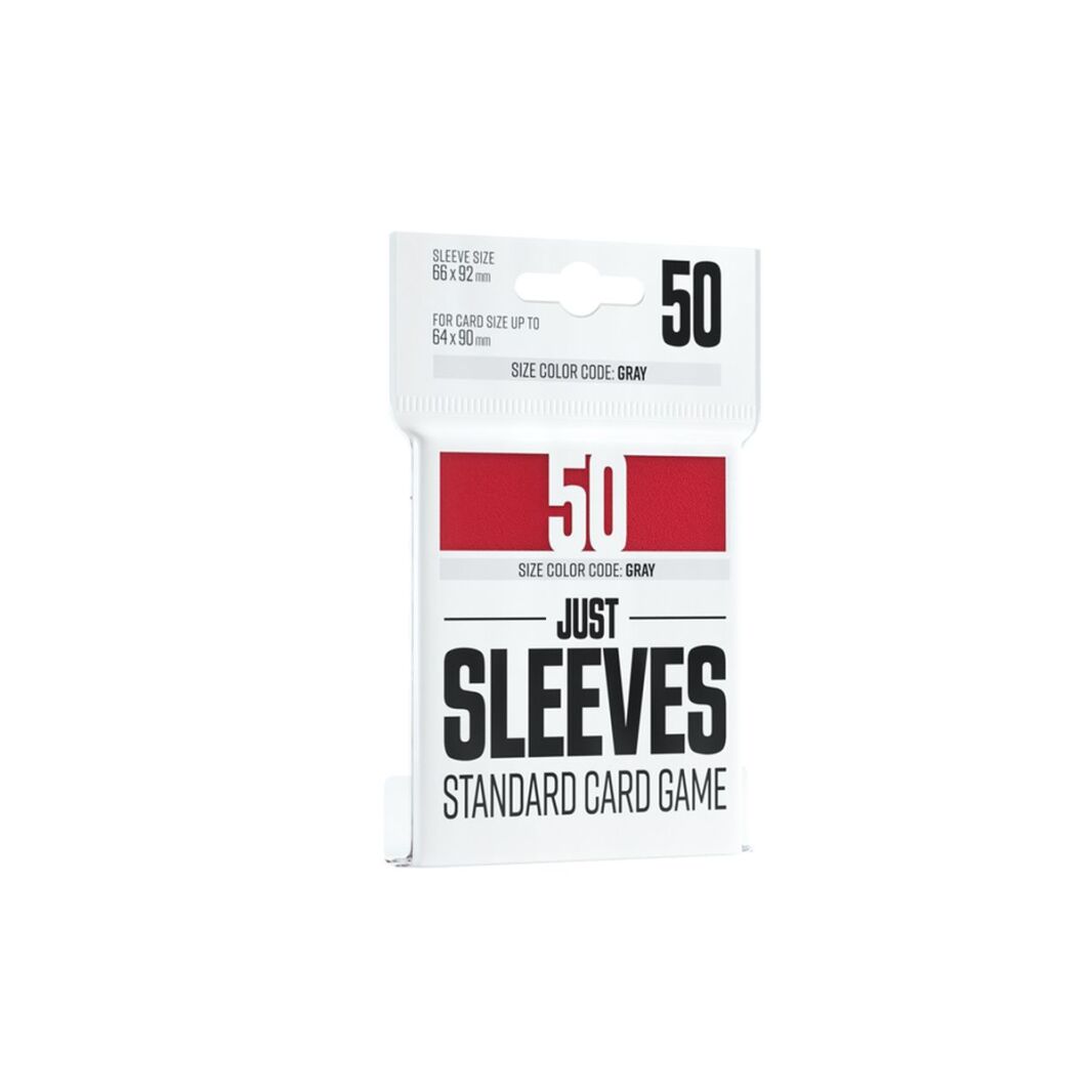 Gamegenic | Red | Standard Card Game Sleeves 50 stk