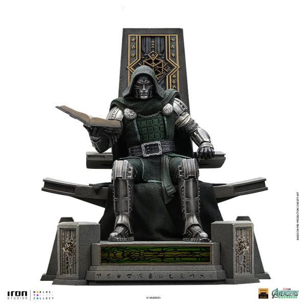 Iron Studios | Doctor Doom on Throne | Avengers: Doomsday - Deluxe Art Scale 1/10
