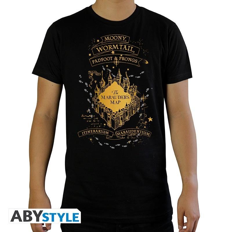 Abysse | Harry Potter The Marauders | Basic T-Shirt Herren (XXL)