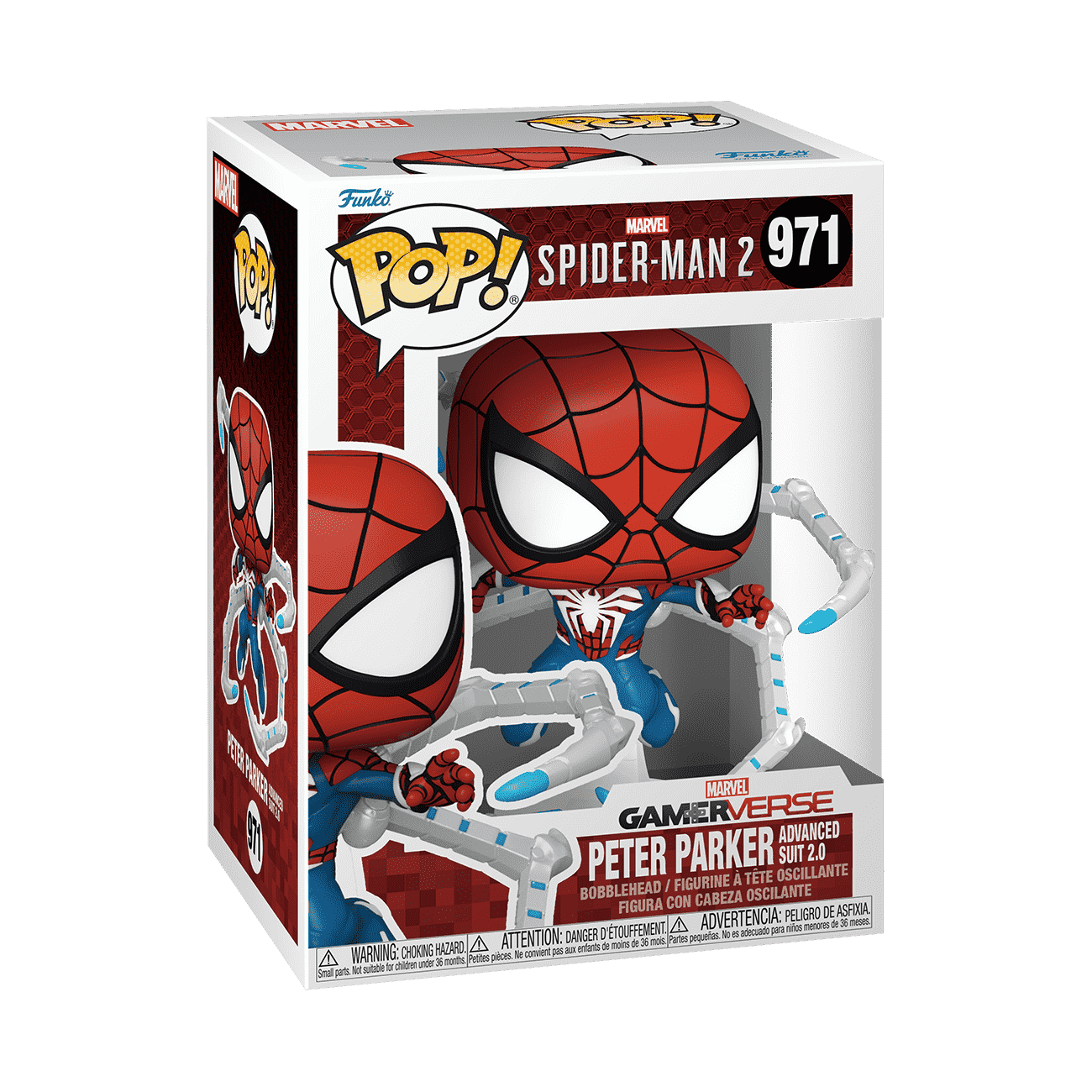 Pop! Games | Peter Parker Advanced Suit 2.0 | Spider-Man