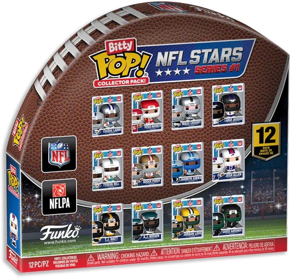 Bitty POP! | Collector Pack (12-Pack) | NFL Stars