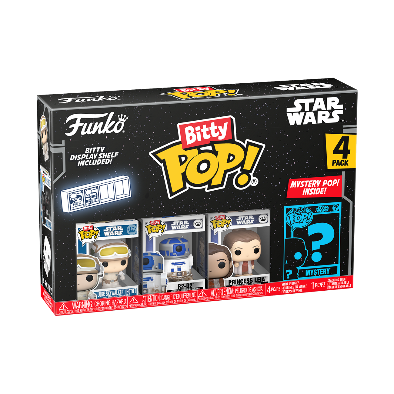 Bitty POP!: Luke 4pk - Star Wars