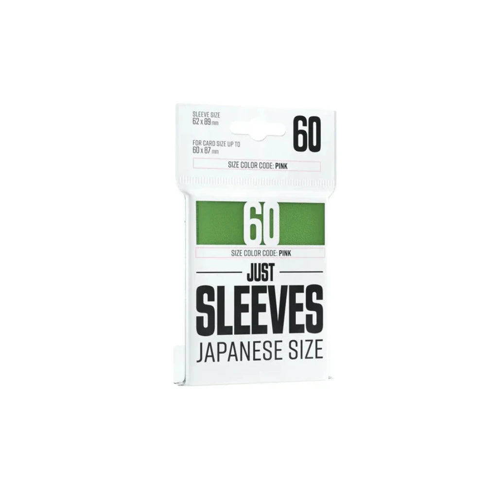 Gamegenic | Green | Japanese Size Sleeves 50 stk