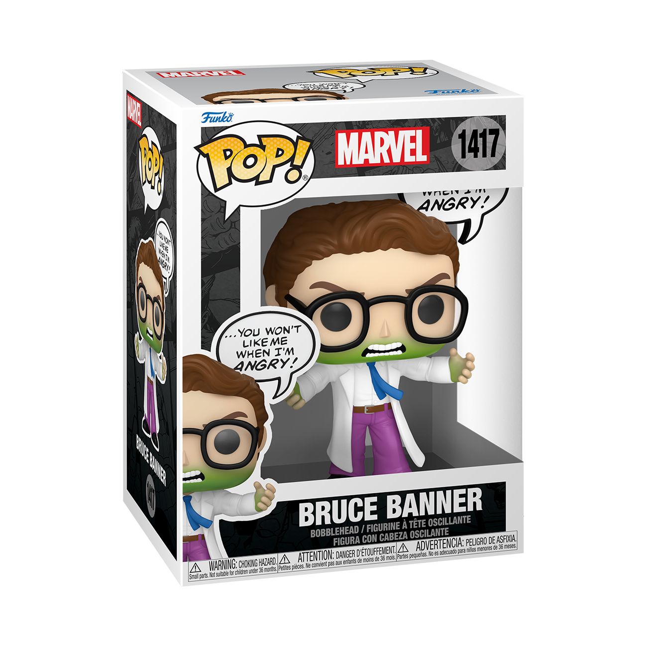 Pop! Marvel | Bruce Banner (Don't Make Me Angry) | Marvel