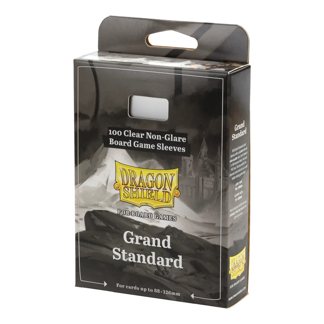 Dragon Shield: Grand Standard - Clear/Non-Glare - Board Game Sleeves