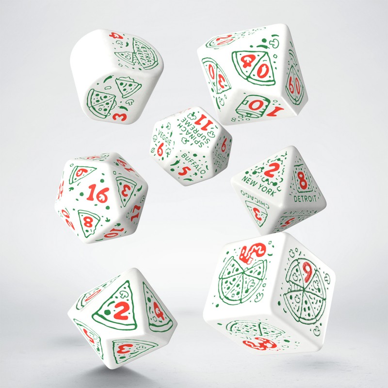 Q Workshop | Pepperoni | Pizza Dice Set