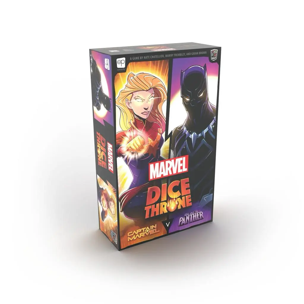 Usaopoly: Dice Throne Marvel Captain Marvel & Black Panther - Dice Games