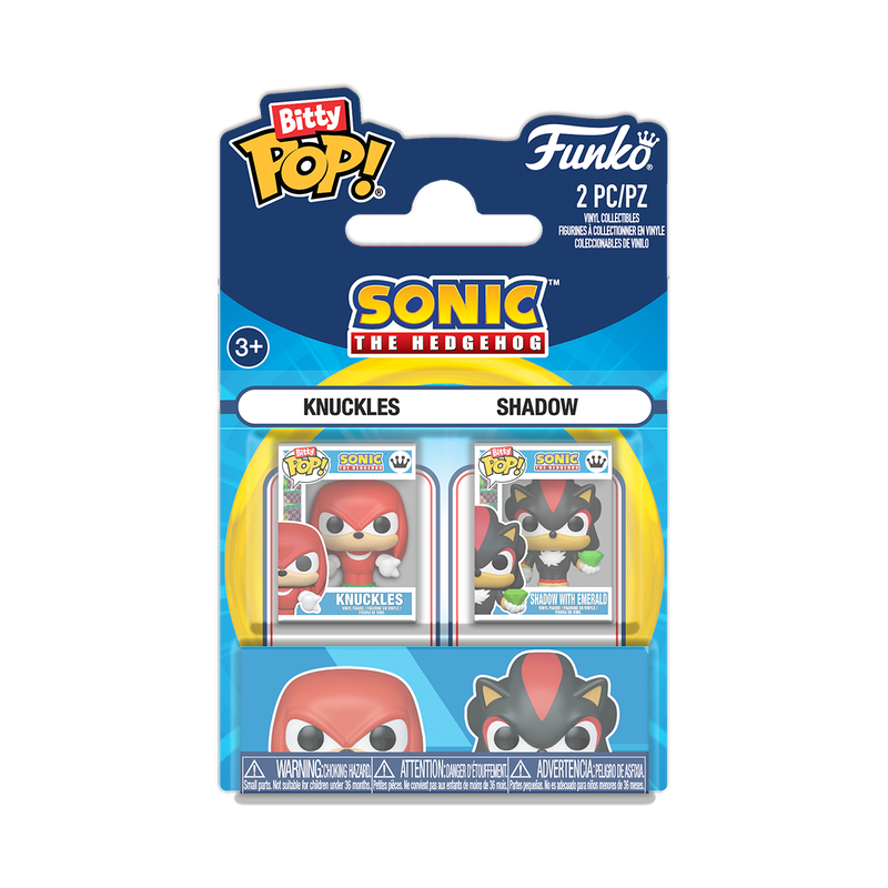 Bitty POP! 2 Pack | Knuckles & Shadow | Sonic