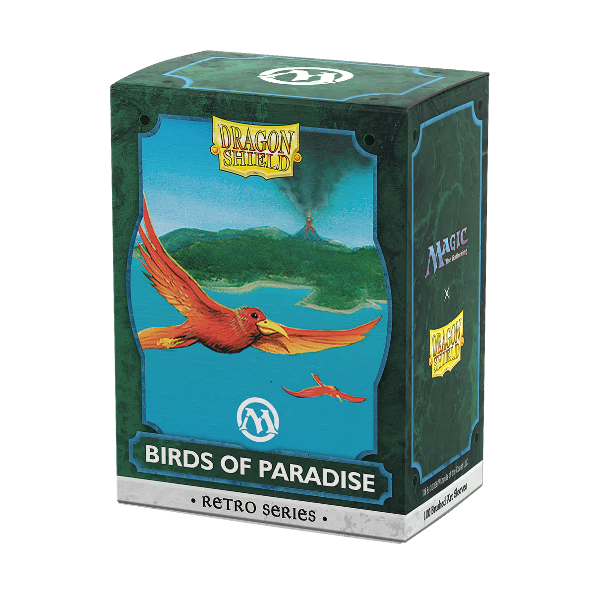 Dragon Shield | Birds of Paradise | Brushed Art Sleeves Standard Size