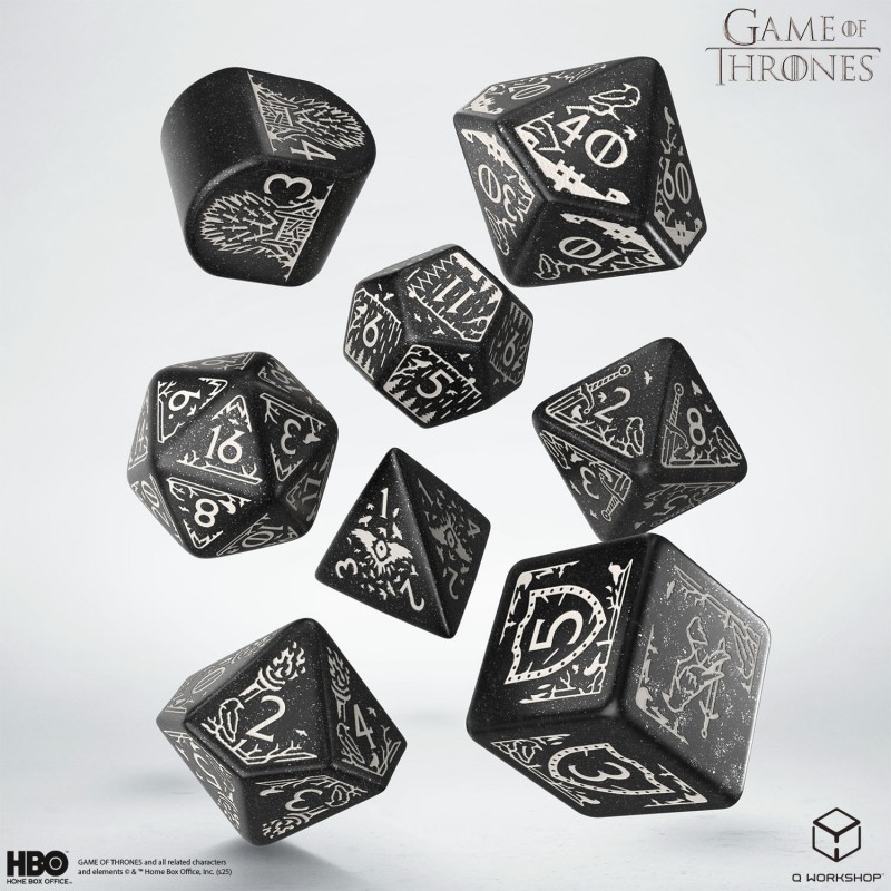 Q Workshop | Night's Watch | Game Of Thrones Dice Set