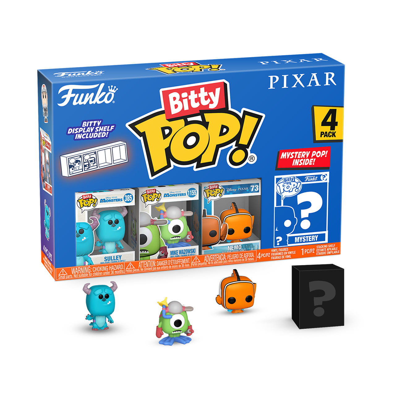 Bitty POP!: Monsters Inc. 4PK - Pixar