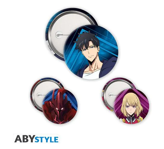 Abysse | Solo Leveling | Igris, Jinwoo & Cha Hae Badge Pack