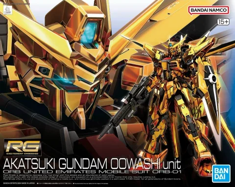 Bandai | RG Akatsuki Gundam Oowashi Unit | Mobile Suit Gundam SEED Destiny (1/144)