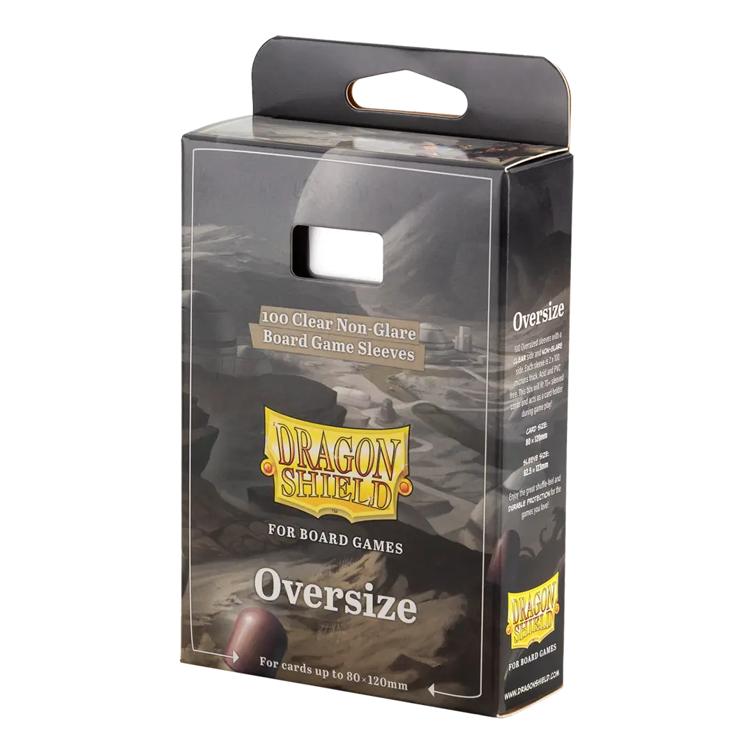 Dragon Shield: Oversize - Clear/Non-Glare - Board Game Sleeves