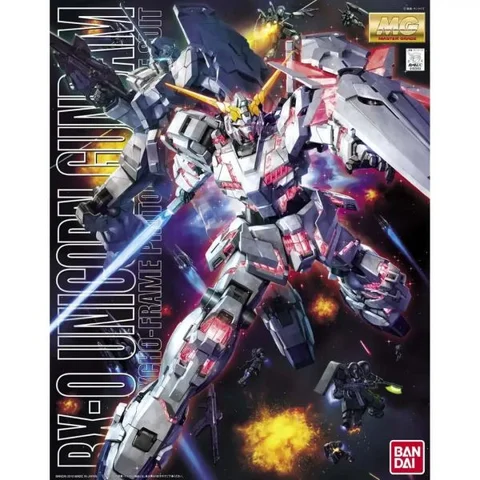 Bandai | MG RX-0 Unicorn Gundam Full Psycho-Frame Prototype | Mobile Suit Gundam (1/100)