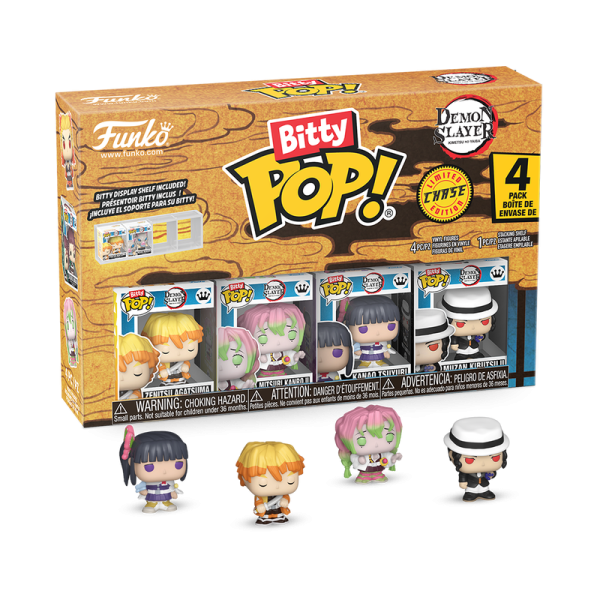 Bitty POP 4-Pack | Zenitsu | Demon Slayer